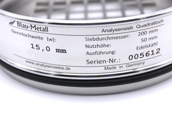 Analysensieb Quadratloch – Bild 2