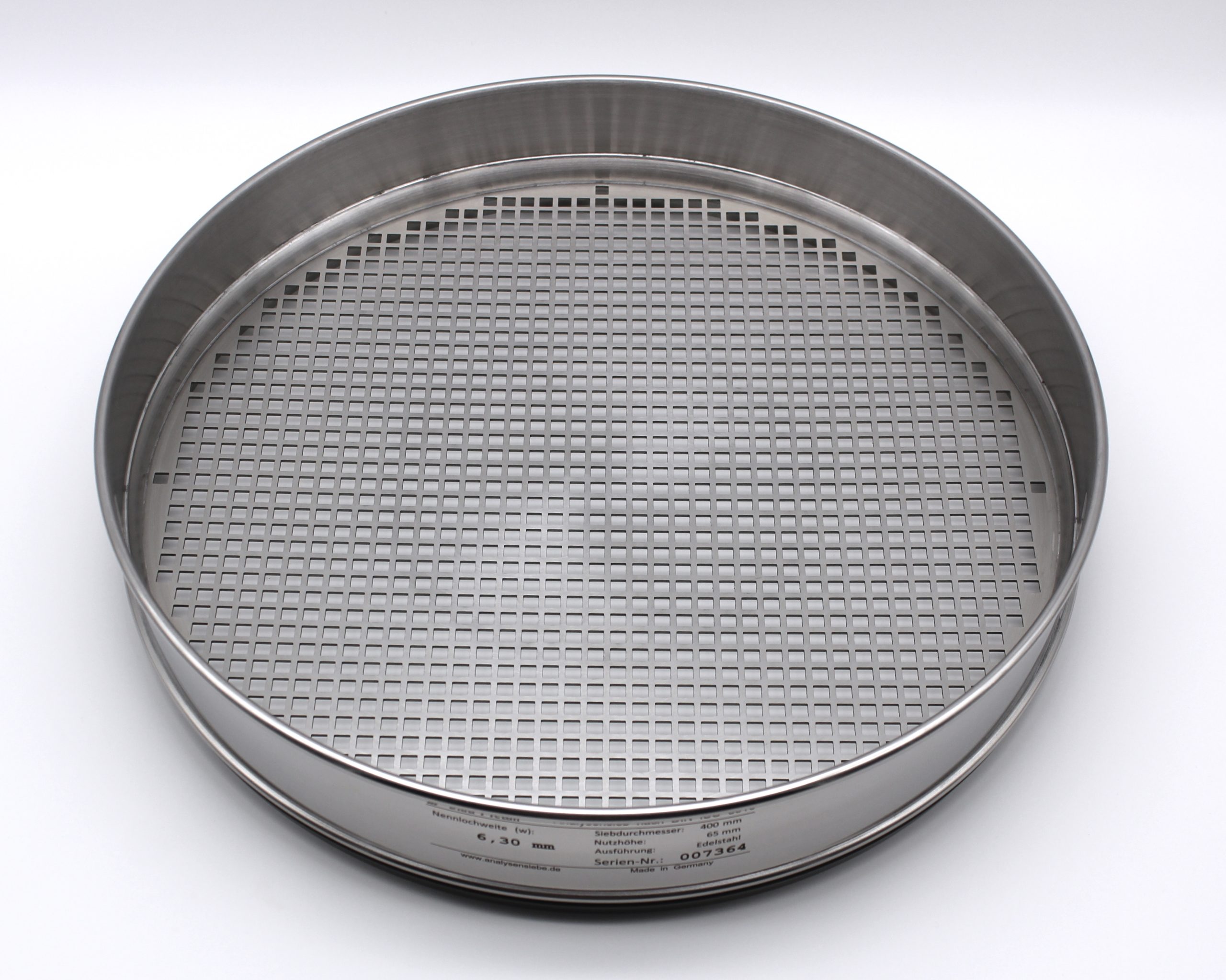 Analysensieb Quadratloch